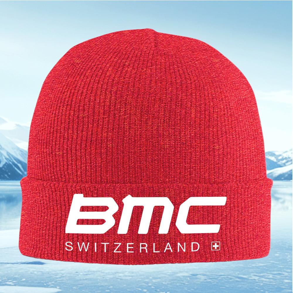 White BMC Bold Letters and Text Unisex Women Unisex Knitted Hat Beanie Pullover Cap Winter Thermal Warm Christmas Outdoor Cycling H