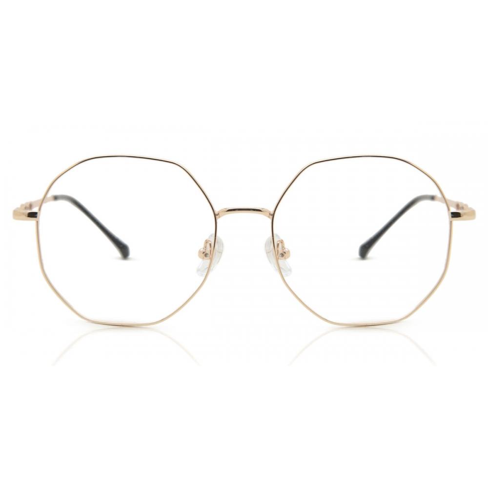 

Полная оправа овальная золотая Smartbuy коллекция Tobeatic L123c модные унисекс очки Gold/53