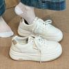 Sneakers Student height-increasing board shoes Platform sole lightweight little white shoes Women's spring and summer new versatile casual