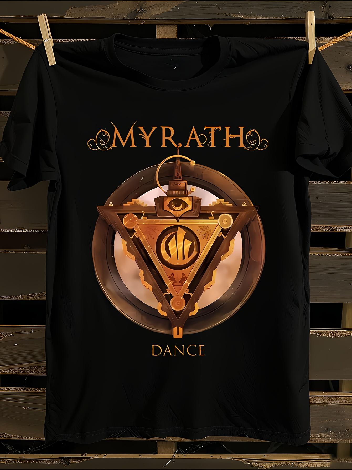 MYRATH Official Logo and Greek Lettering T-shirt XL