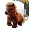 Plush Robot Horse Toy Interactive Robotic Pet Cartoon Smart Horse  Chilren