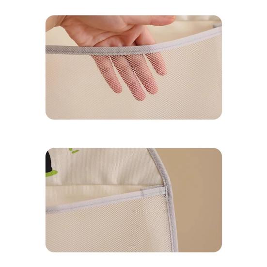 Mesh Storage Bag Large Capacity Wardrobe Organizer Breathable Hanging Storage Net for Underwear Socks Towels Bedroom Dorm Travel