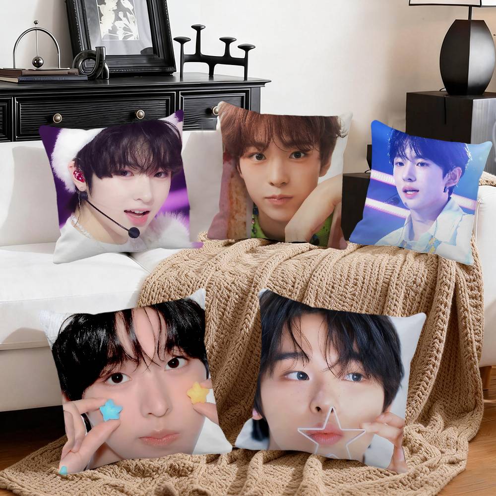 Riku Nct Wish Pillow Case Square Pillow Bedroom Sofa Leisure Comfort Cushion Car Home Decoration
