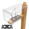 Mailbox Mounting Bracket for 4x4 Wood and Hollow Posts Secure Installation with Comprehensive Hardware Package