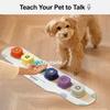 MEWOOFUN Dog Buttons Talk, Recordable Dog Talking Training Buttons for Communication, Dog Clicker for Training with Training Manual, Mat and