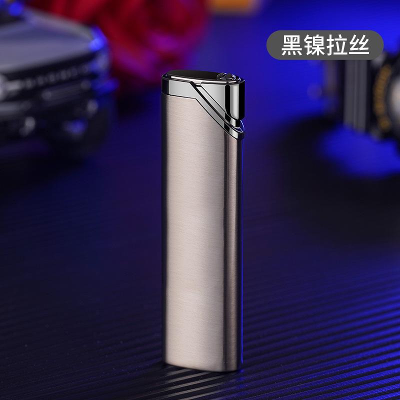 New Long Strip Portable Direct Charging Inflatable Lighter with High Quality Windproof Cigarette Accessories