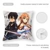 S-Sword Art O-Online SAO Pillow Case Sofa Living Room Bedroom Double-sided Printing Square Cushion Nap Time Pillow Case