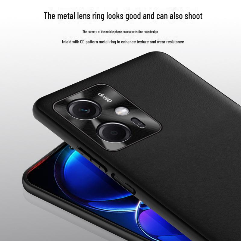 Redmi Note 12 Liquid Leather Phone Case - Anti-Fall & Anti-Fouling Protective Cover