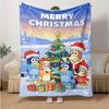 1Pc Christmas Friends Celebration Blanket Soft And Comfortable Casual Warm Camping Travel Christmas Halloween Gift M29216