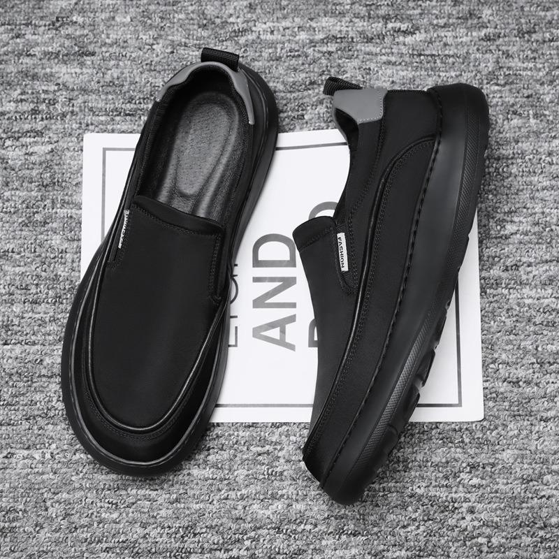Men's Shoes Summer New Lazy Foot-fitting Versatile Thick-soled Ultra-light and Comfortable Casual Men's Cloth Shoes