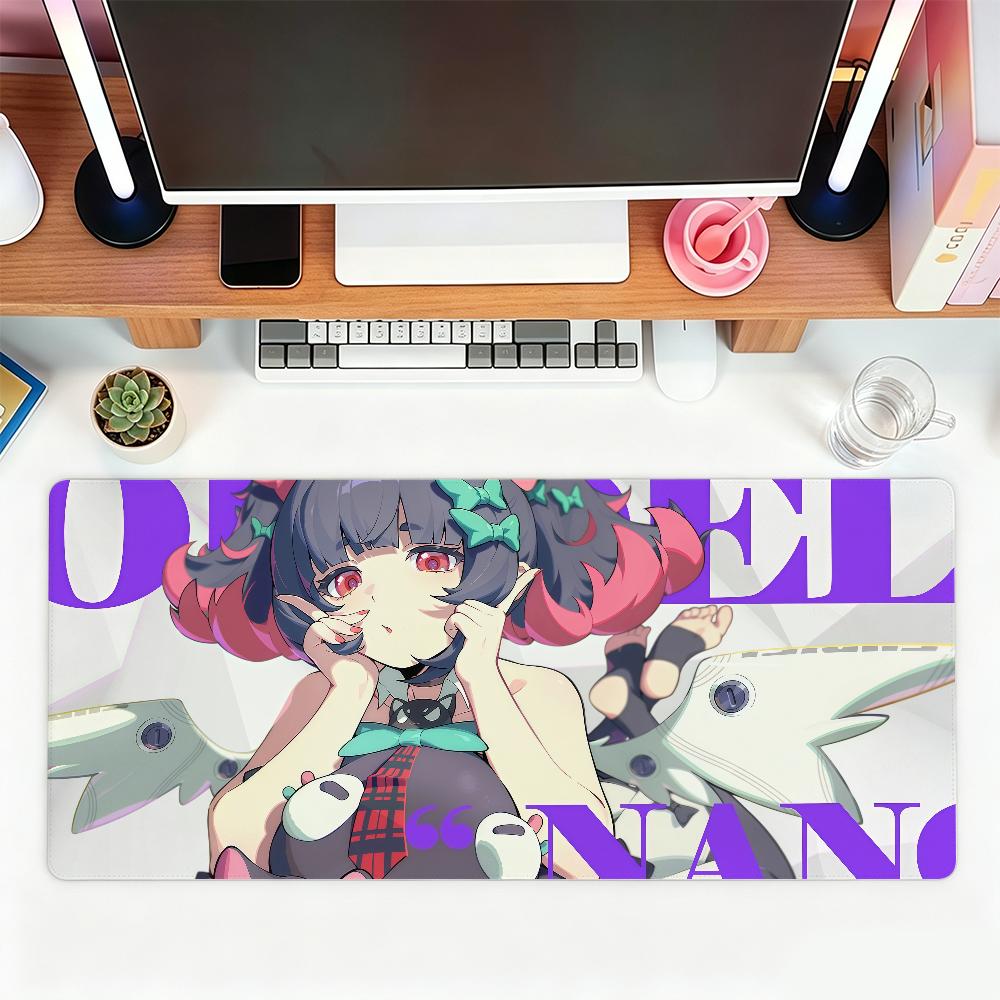 ZZZ Game Hoshimi Miyabi Ye Shunguang Evelyn Ellen Mouse Pad For Office Gaming And Keyboards NonSlip Large Waterproof