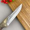 Stainless Steel Boning Knife Forged Full Tang Kitchen Chef Knives Meat Cleaver Butcher Knife Fish Knife with Wood Handle Tools