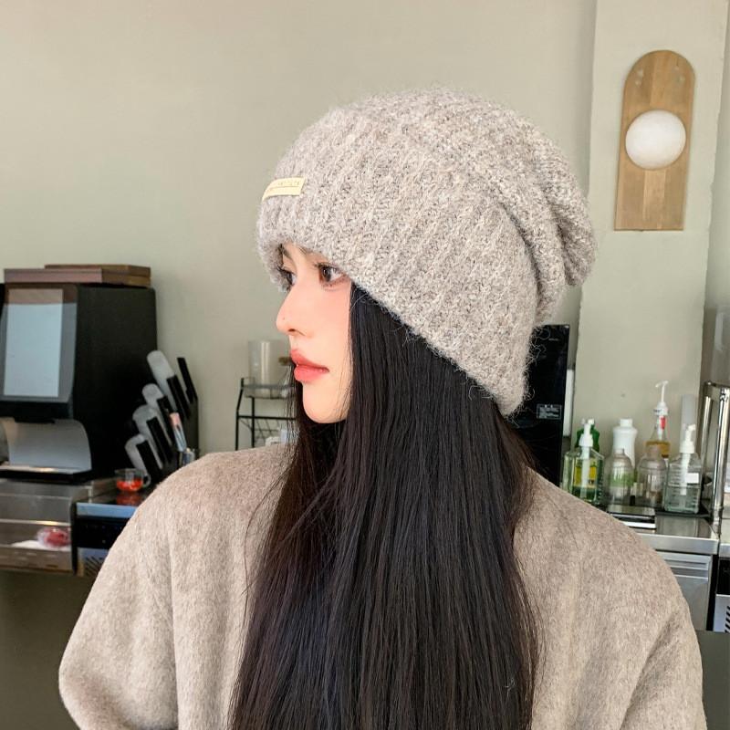 Fashionable Wool Blend Beanie For Autumn And Winter Warmth And Style Mocha