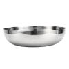 Wide Round Mixing Bowl Rustless Steel Fruit Bowl Large Capacity Salad Bowl  Food Storage