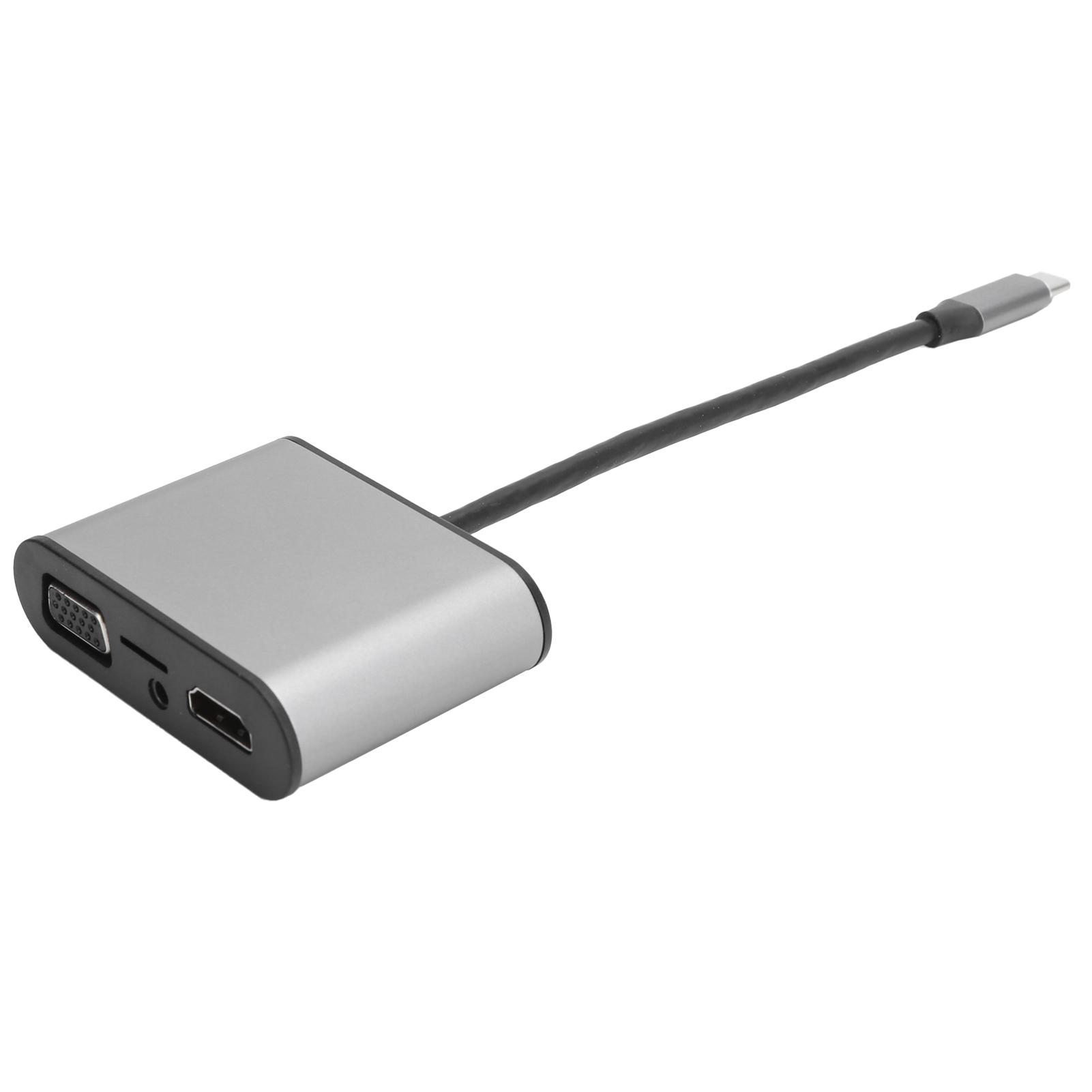 

Z0012 Профессиональный 8 в 1 TypeC концентратор TypeC на HDMI VGA PD концентратор адаптер аксессуар для OS X