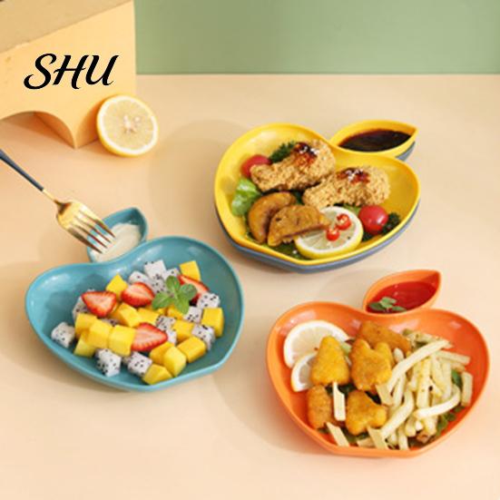 Modern Serving Plate Fruit Shape Dish Sauce Vinegar Holder Food Grade Multi-functional Dumpling Cold Dishwasher Safe Tray Dishes Snack Dessert