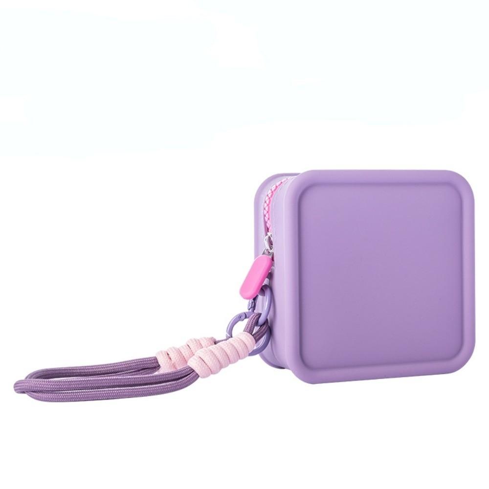 High Quality Portable Storage Bag Waterproof Multifunctional Lipstick Makeup Bag Silicone Earphone Bag Travel