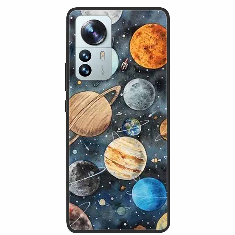 For Xiaomi 12T Pro Phone Case Cover Lion Wolf Black Soft Silicone Case For Xiaomi 12T Pro Back Cover Case 12 T 12TPro Funda Capa