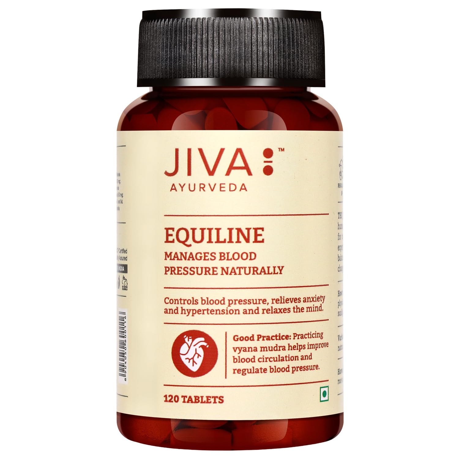 

Jiva Equiline Tablets 500mg | Ayurvedic Herbal Supplement for Mind Clarity & Energy Support | 120 Tablets Pack of 1