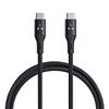 Westcoast Kiosk Omnicharge 100W USB C To USB C Cable Fast Nylon Braided Cable for iPad MacBook and Samsung Galaxy 3.0 Charging, Type-C Air/Pad Pro,