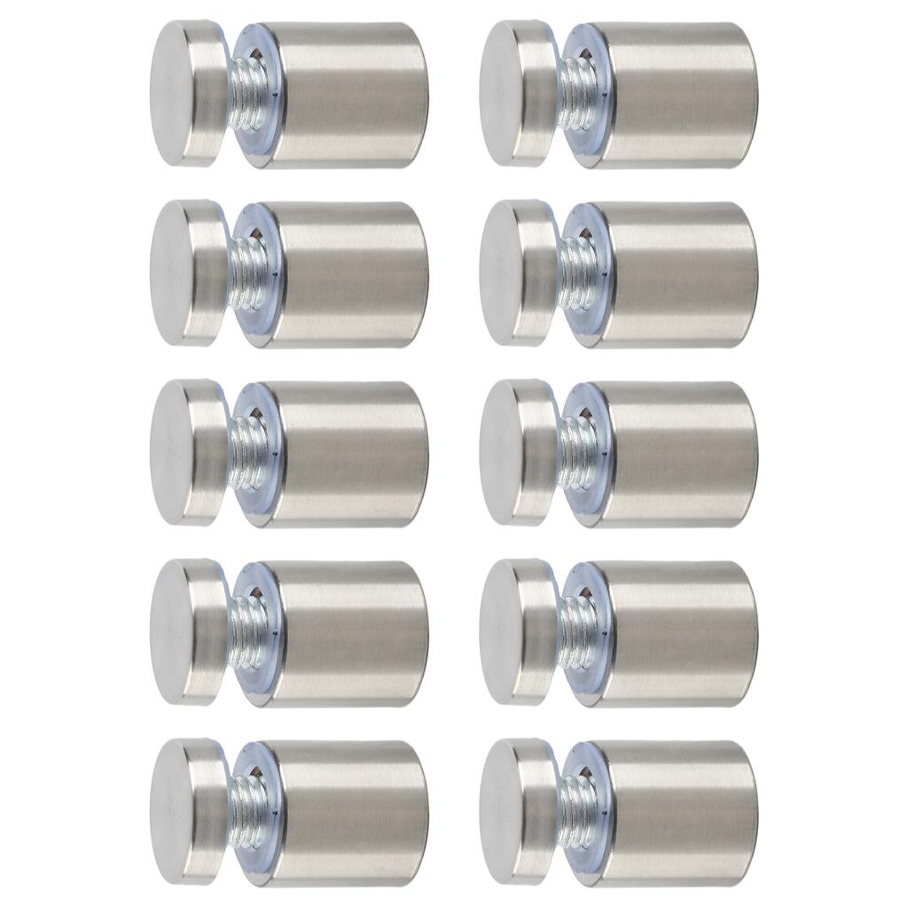 10 BUC Șurub Distanțier Publicitar din Oțel Inoxidabil Fier Rezistent la Rugină Montat pe Perete pentru Galerie