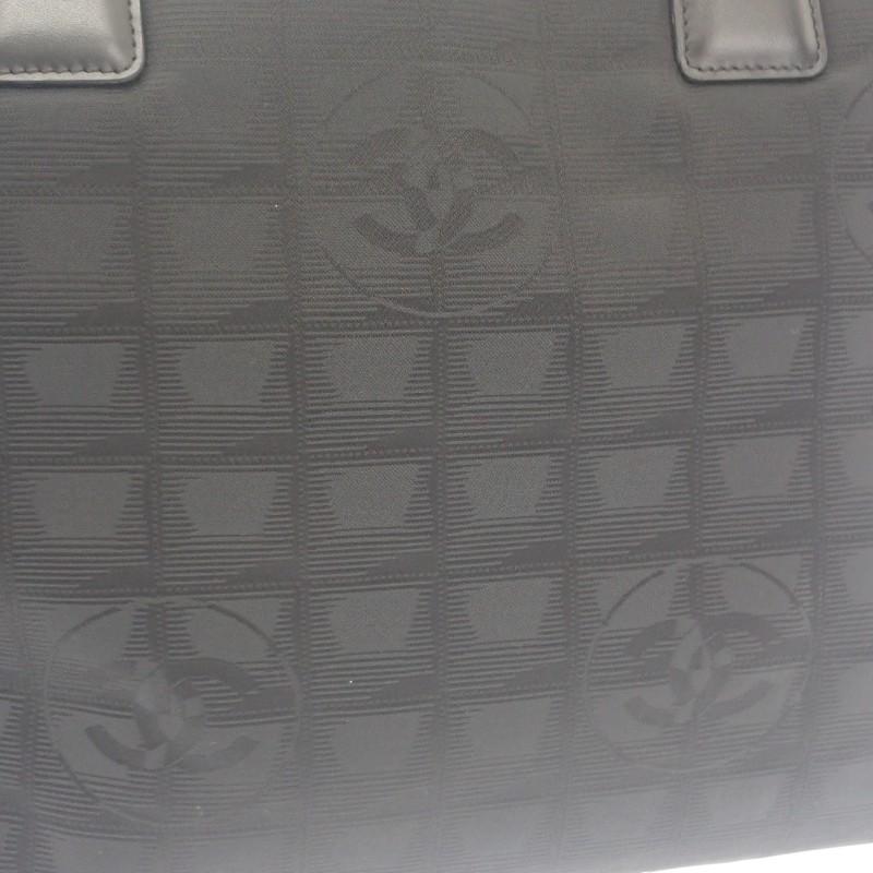 Chanel A15991 Tote Bag Black Nylon/leather Women