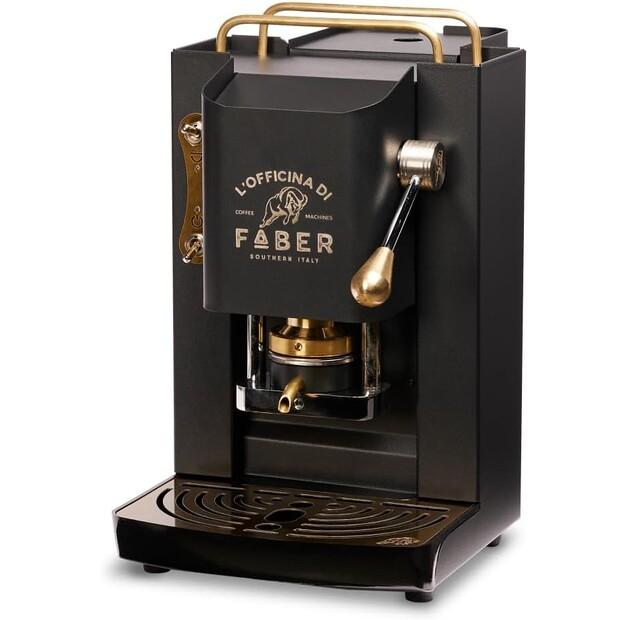 Capsule Coffee Machine Faber Pro Deluxe Black/gold