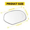 Side Mirror Glass for 07-13 Tahoe Yukon Silverado with Heated Signal Right Side