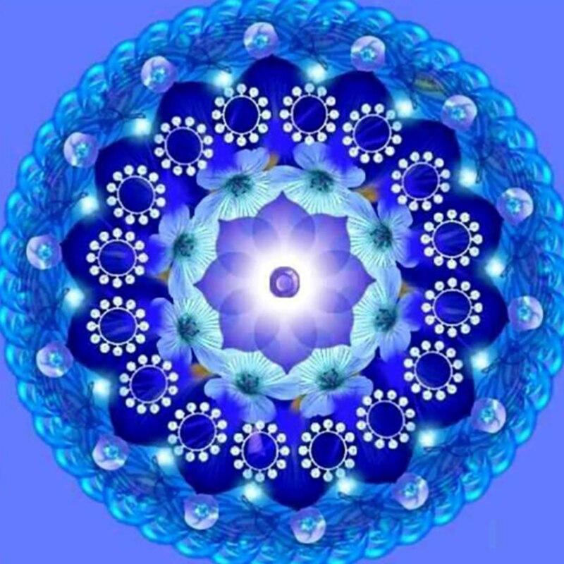 5D Diamond Painting Mandala Flowers Modern Pattern DIY Full Round Drill Cross Stitch Diamond Embroidery Home Decor Gift