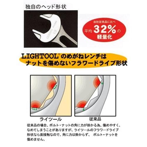 Asahi Metal Industry ASH Light Tool Combination Wrench 17mm LCW0017