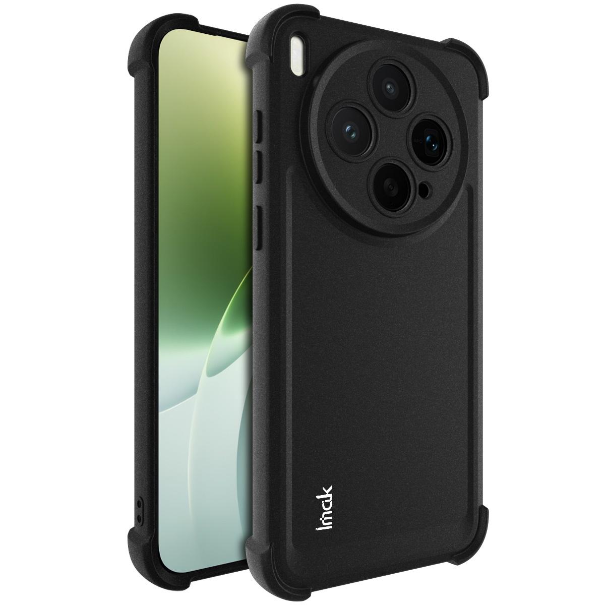 For Vivo X300s 5G Phone Case IMAK Shock-resistant Matte Soft Case Vivo X300s 5G чёрный