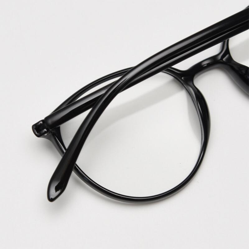Anti Blue Rays Round Prescription Glasses For The Nearsighted Leopard Frame Ultrafine Student Myopia Glasses 0 -1.5 -3.5 -6.0