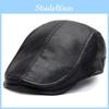 Men Winter Duckbill Hat Leather Caps Cotton Outdoor Headwear Protection Sun
