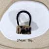Hairband Accessories Niche Simple Geometric Hair Rope Rubber Band Hair Accessories High-end New Back of The Head Hair Accessories