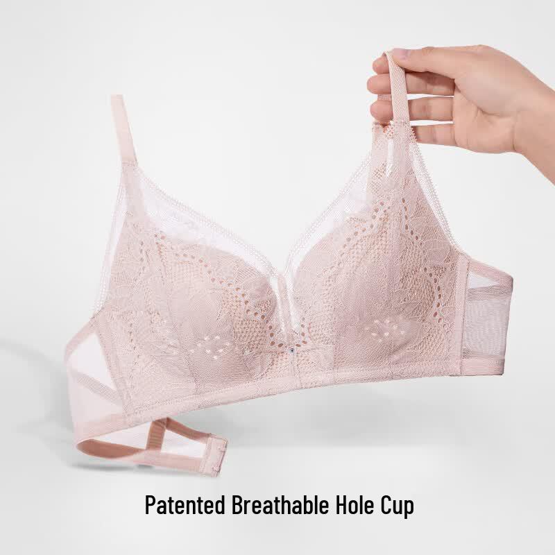 Aimer Women s Wire-free Lace Push-up Bra 165/90