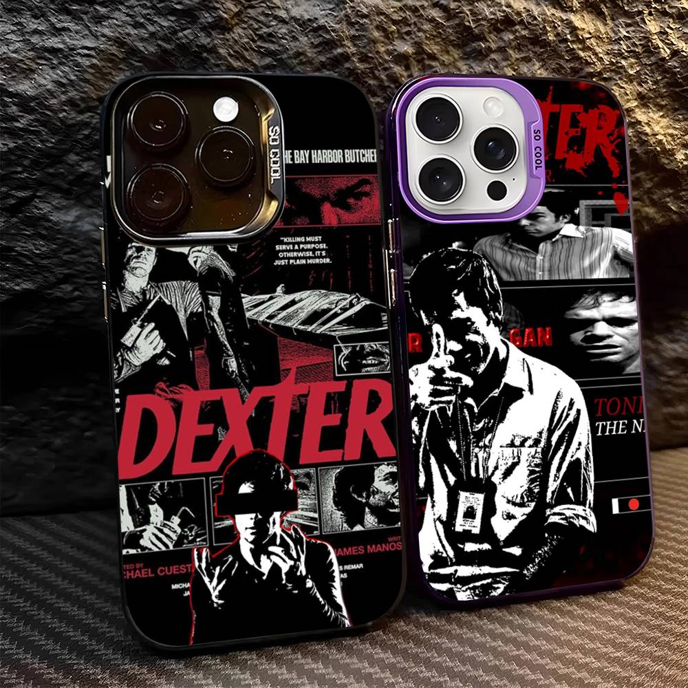Dexter Morgan Phone Case For IPhone 17 16 15 14 13 12 11 Pro Max Plus Color Silver Cover