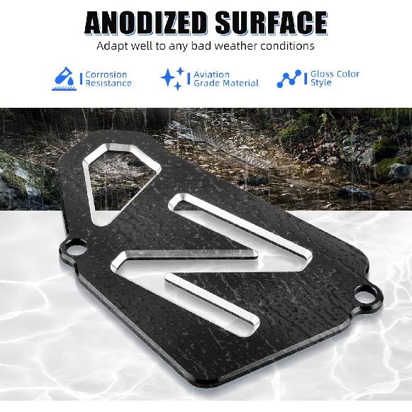 NICECNC Chain Sprocket Protector Aluminum Compatible with Yamaha Raptor 700 YFM700R 2006-2023, Raptor 700R YFM700R 2009-2023, Raptor 700 YFM700