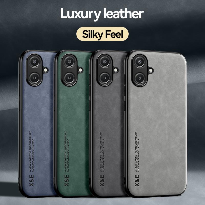 Funda For Samsung Galaxy A06 Case Leather Magnetic Silicone Shockproof Phone Case for Sumsung A06 A 06 GalaxyA06 6.7" Back Cover