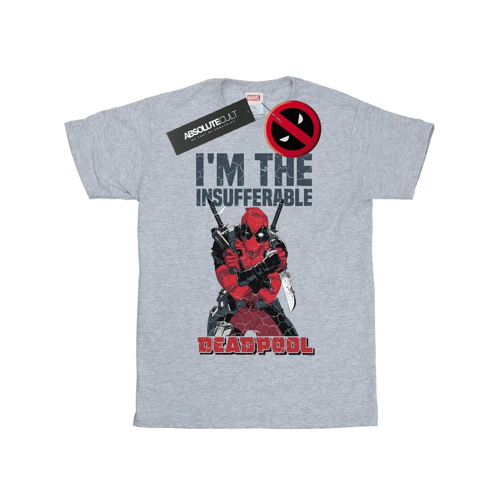Marvel Mens Deadpool I´m The Insufferable T-Shirt