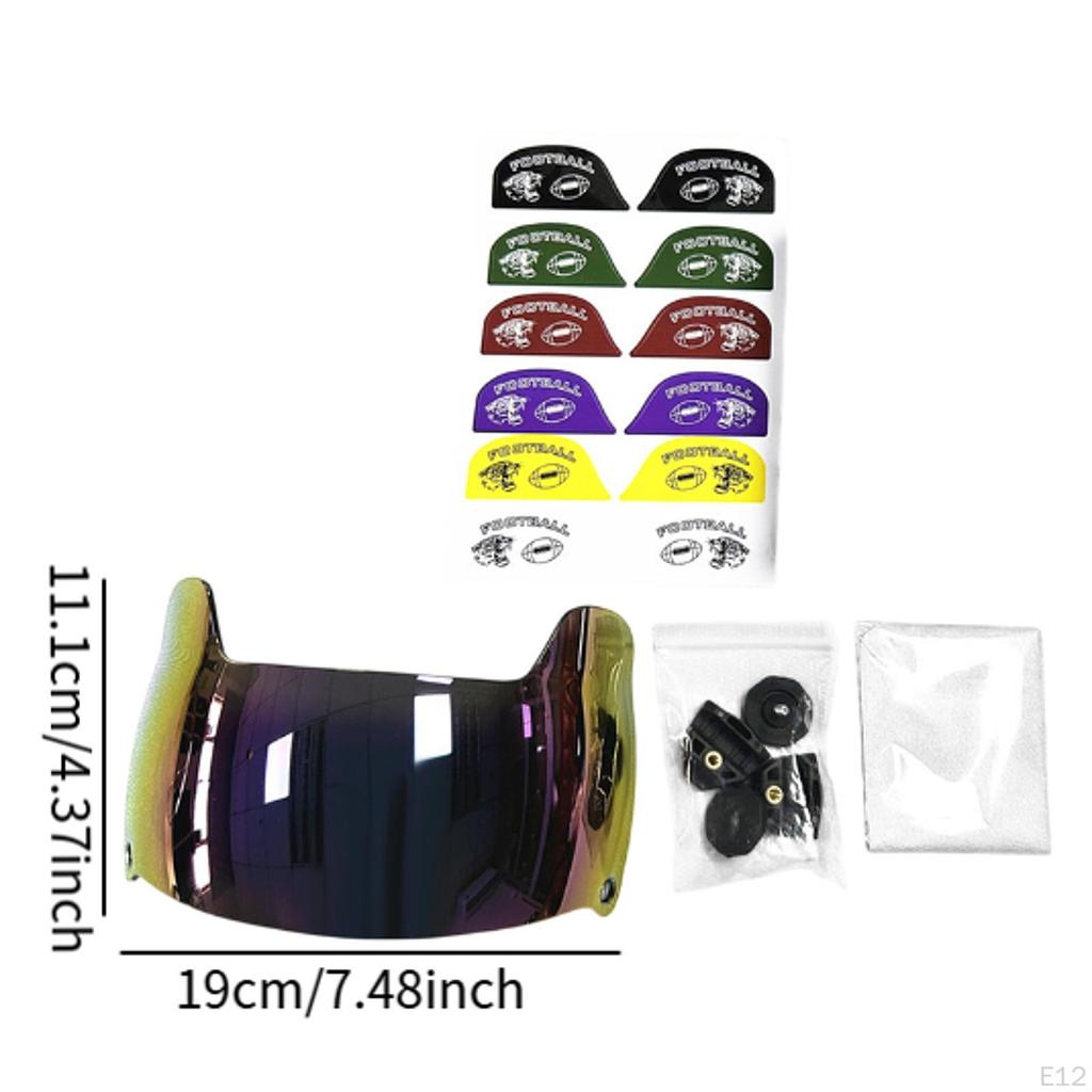 American Football Visor Face Mask Facial Protection for Adults Youth Helmets