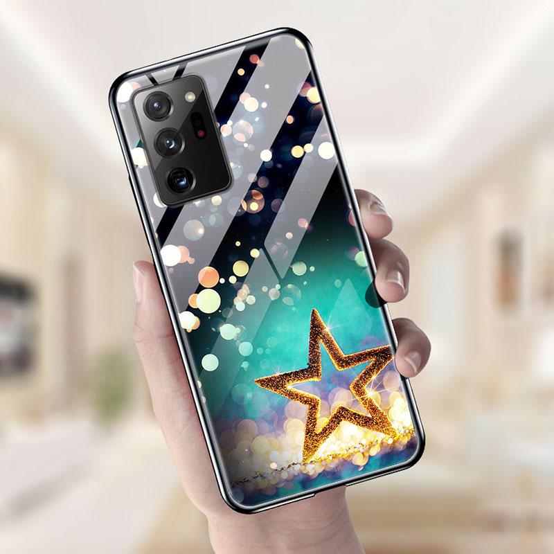 Glass Case For Samsung Galaxy S21 Note 20 Ultra Case Tempered Glass Back Cover For Samsung Note 20 S21 Ultra Case S21 S 21 Case