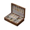 Vintage Lockable Large Capacity Jewelry Box Earrings Necklaces Storage