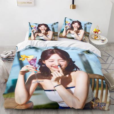 Korean Actress Bedding Set Single Twin Full Queen King Size Twice Bed Set Aldult Kid Bedroom Duvetcover Sets 3D Print 036