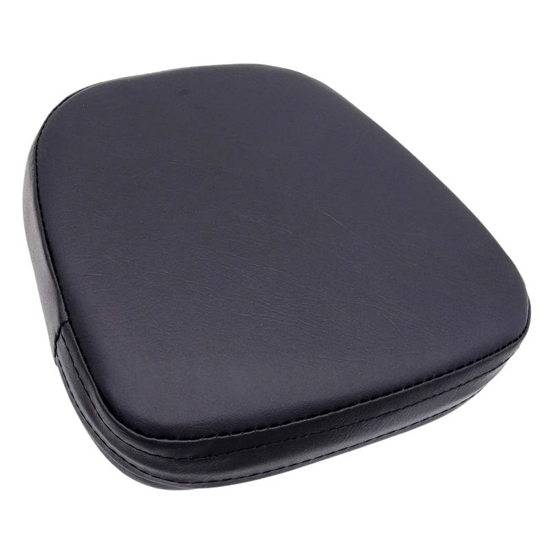 Universal Motorcycle Passenger Seat Rear Pillion Back Pad Backrest Pad Sissy Bar Cushion For Harley Sportster Honda Yamaha