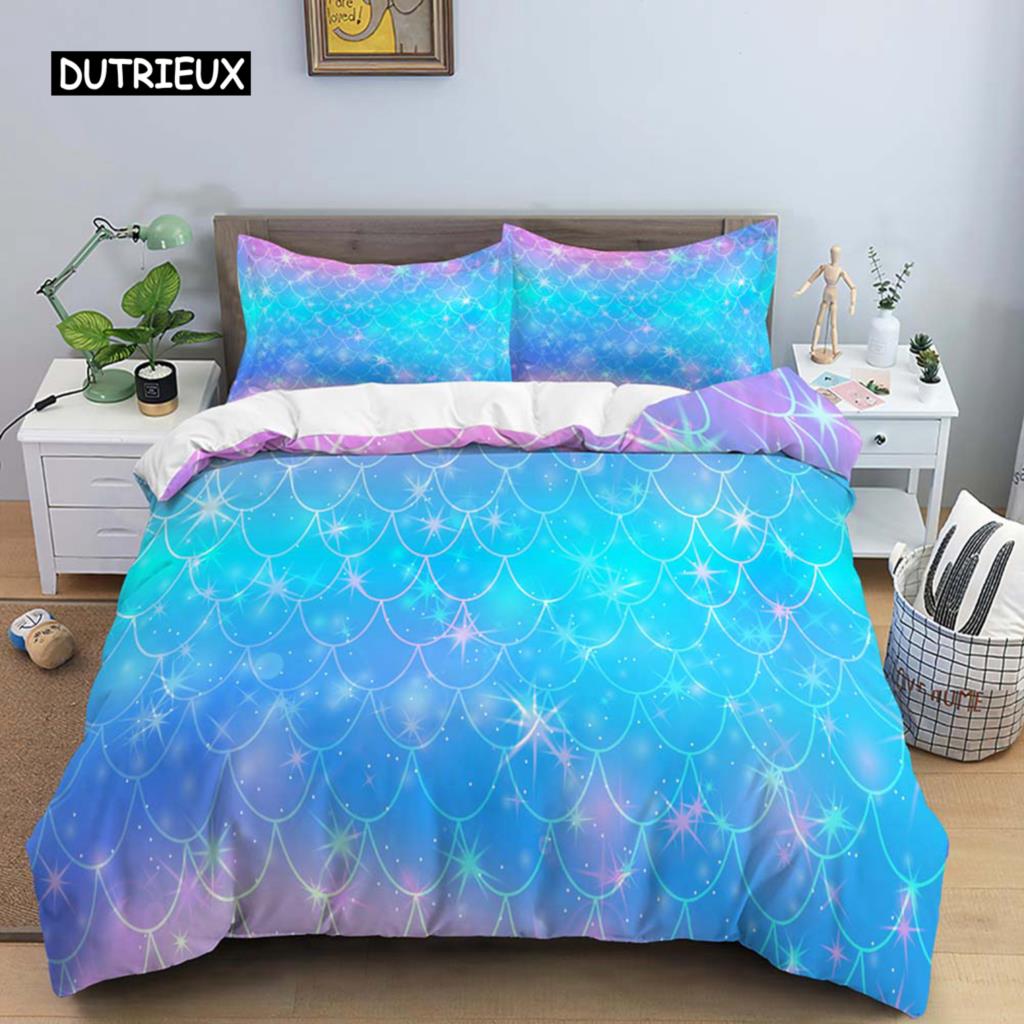 Regenbogen Druck Bettwäsche Set, Bunter Streifen Bettbezug Weiches Bettwäsche Set, Einzelbett King Queen Größe 3-teilig Polyester Bettdeckenbezug