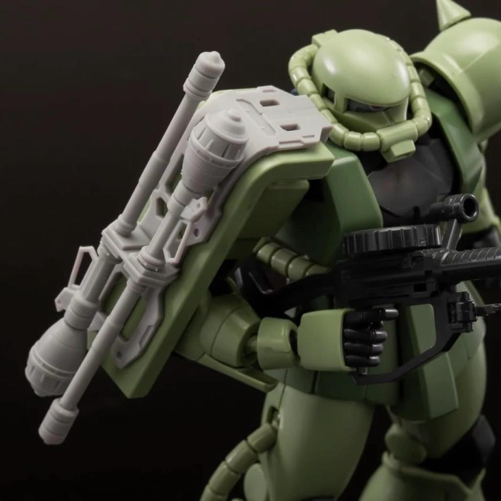 HGUC MS Detail-Up Parts 3D Printed PLA (HGUC 1/144 Zaku Shield Weapon Set)