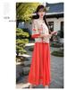New Young Republic Style Hanfu Girl Tang Suit Two-Piece Retro Cheongsam Set