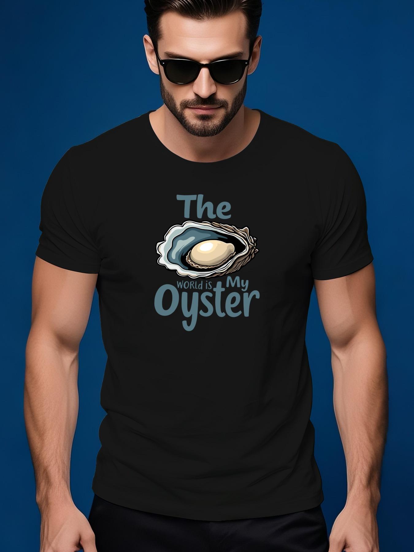 Summer Short Sleeve Tshirt with Pearl Graphic Print The ... S