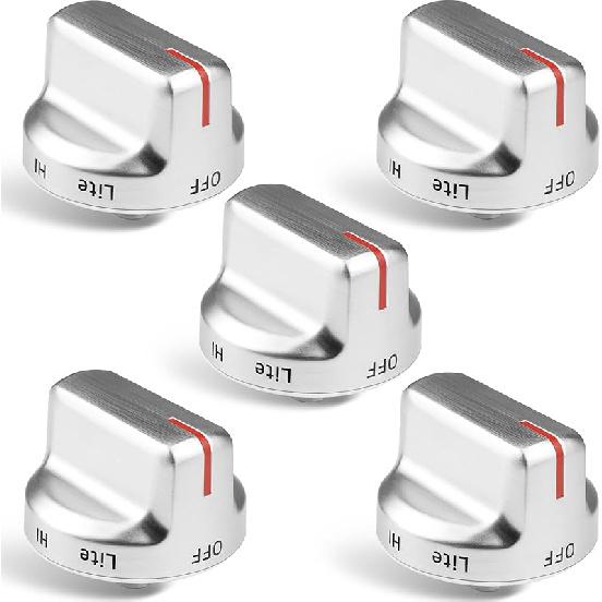 DG94-02141A for Samsung Gas Stove Knobs, DG94-02141 Range Knob Replacement for Samsung Part DG94-02141D AP7012782 PS16554212, Fit Stove Number