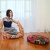 Round Floor Cushion Pillow Thickened Tatami Yoga Mat for Meditation Machine Washable Seat Cushion Office Sleeping Mat